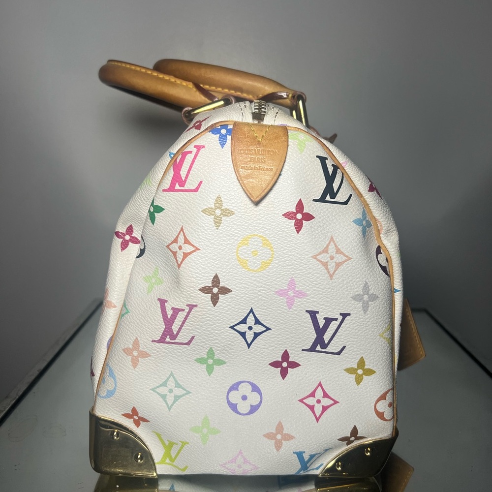 LOUIS VUITTON | Multicolor Marakami Collab Monogram Speedy 2003 - Picture 4 of 7